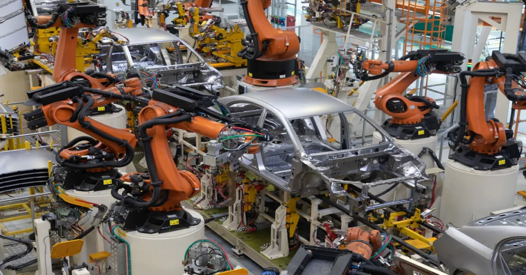 How are robots used in manufacturing in 2024?